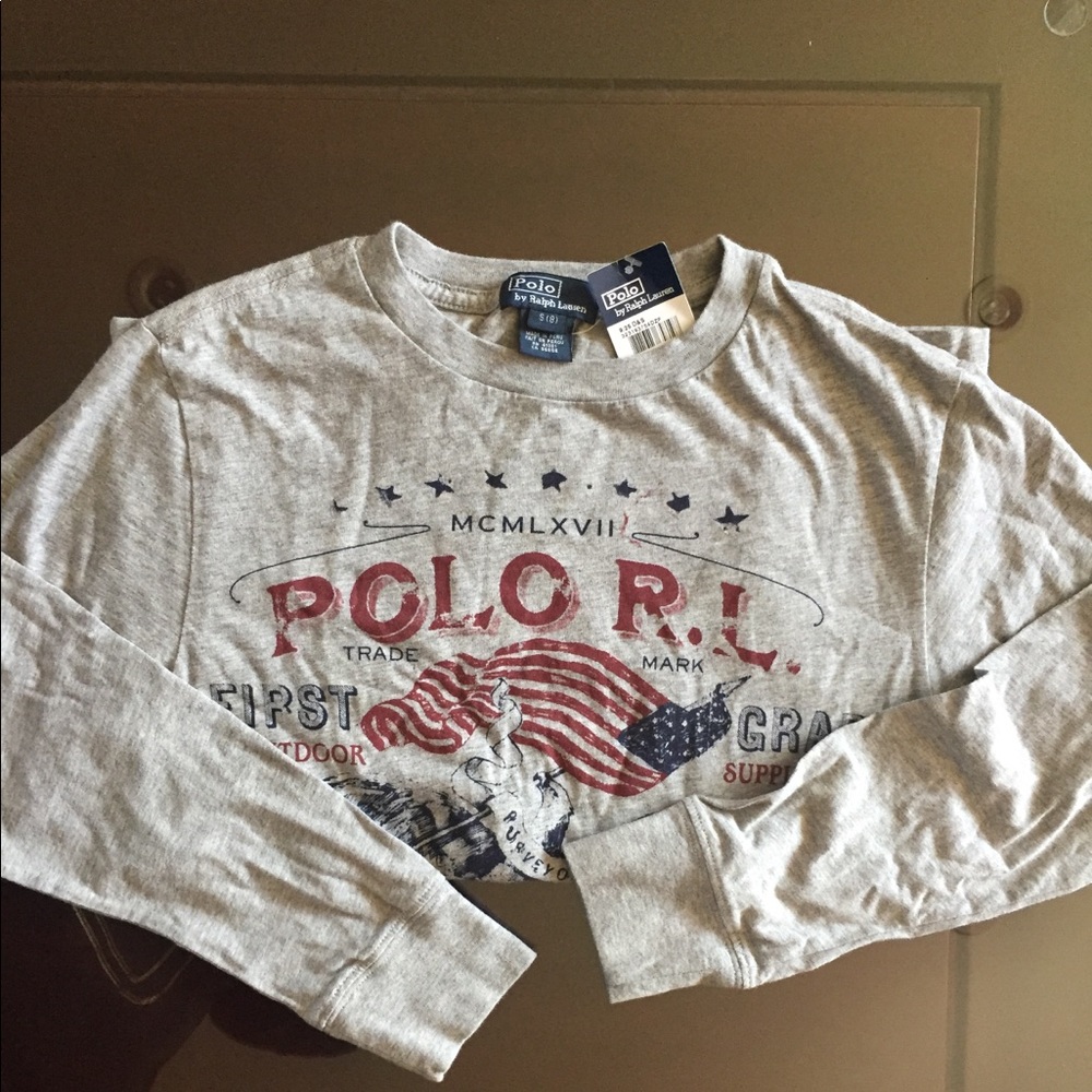 Boys long sleeve cotton T-shirt